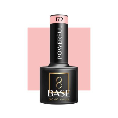 Hybride base OCHO NAILS Powerful 172 voor natuurlijke nagels, salonmanicure en duurzame styling, 5 g, zuurvrij