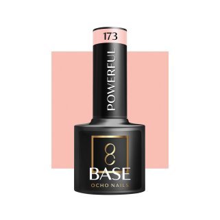 Hybride base OCHO NAILS Powerful 173 voor natuurlijke nagels, duurzame manicure, salonstyling en French, 5 g