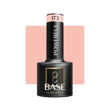 Hybride base OCHO NAILS Powerful 173 voor natuurlijke nagels, duurzame manicure, salonstyling en French, 5 g