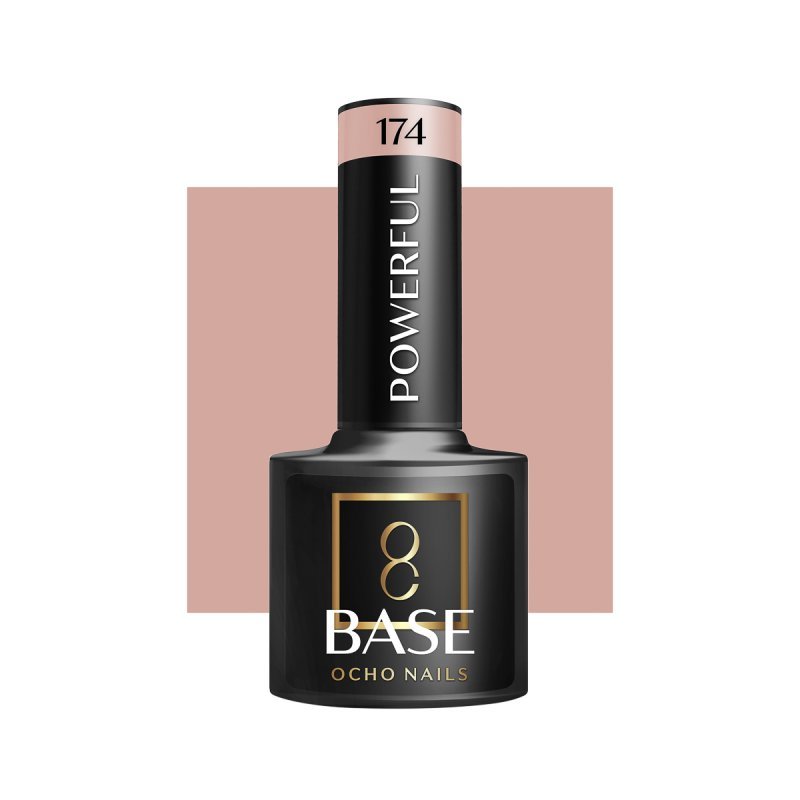 Hybride base OCHO NAILS Powerful 174 5 g voor natuurlijke nagelversterking en duurzame manicure in salon en nagelstudio
