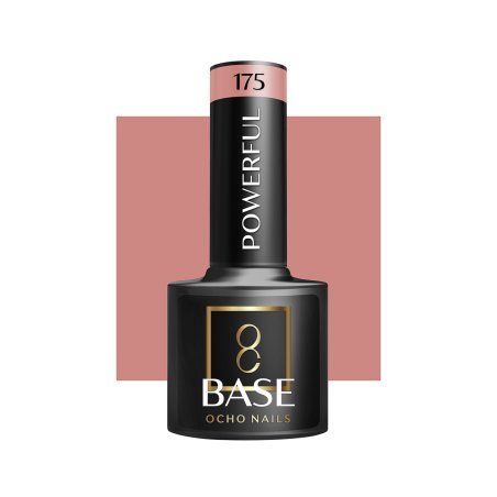 Hybride base OCHO NAILS Powerful 175, zelfnivellerend, voor french en babyboomer, natuurlijke look, tot 3 weken, 5 g