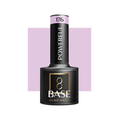 Hybride base OCHO NAILS Powerful 176 zelfnivellerend voor natuurlijke nagels en duurzame salonmanicure, 5 g