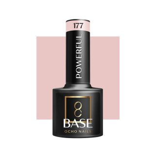 Hybride base OCHO NAILS Powerful 177 voor duurzame, sterke, natuurlijk ogende nagels en manicure tot 3 weken, 5 g