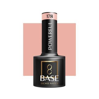 Hybride base OCHO NAILS Powerful 178 voor natuurlijke nagels, duurzame salonmanicure, French en babyboomer, 5 g