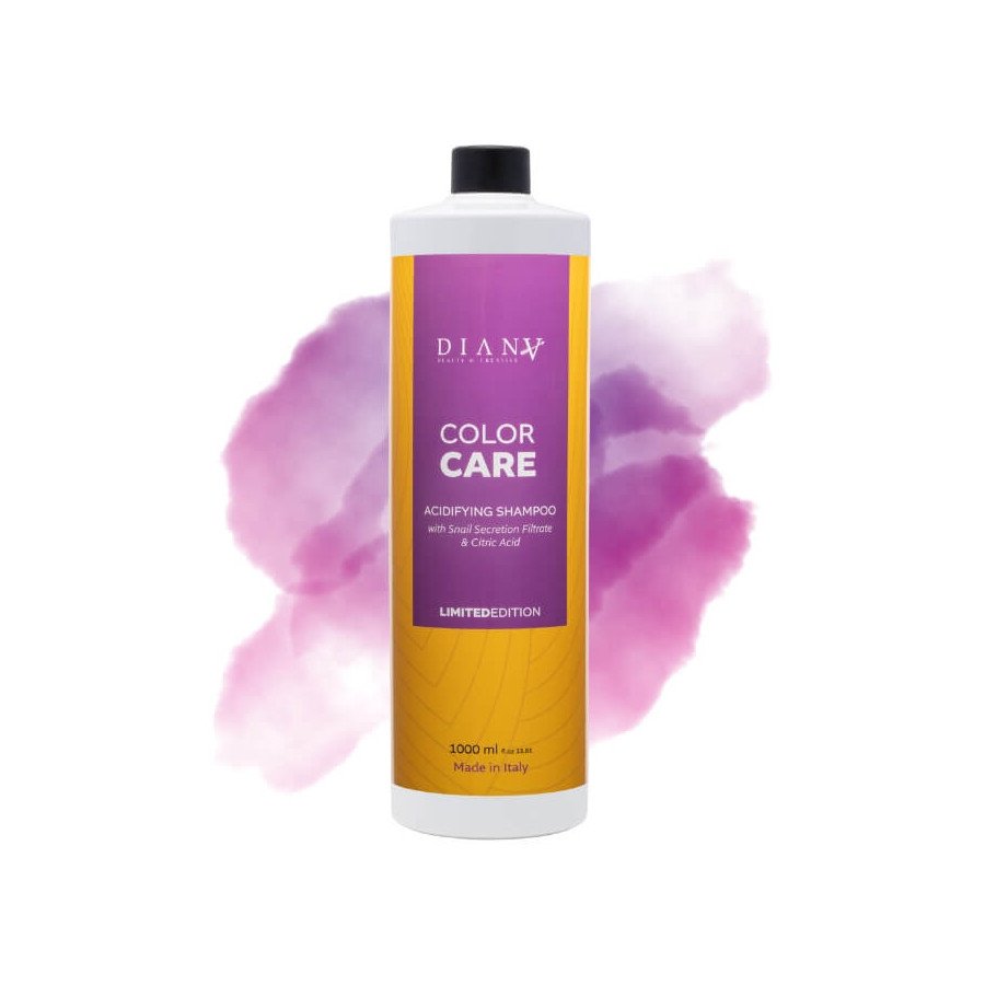 Color Care  1000ml shampoo met slakkensecretiefiltraat en citroenzuur Limited edition.