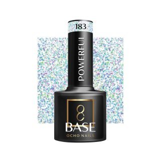 Hybride base OCHO NAILS Powerful 183 5 g met zelfnivellerende formule voor duurzame manicure en natuurlijke nagels
