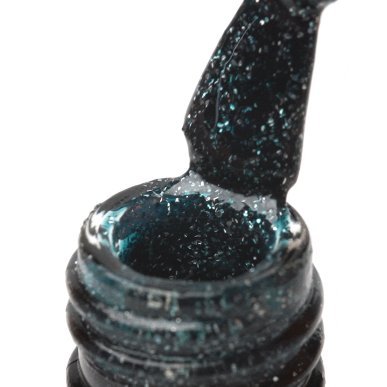 Hybride nagellak Ocho Nails Glitter G16 5 g met fonkelende deeltjes, intense glans en duurzame manicure voor salon en studio