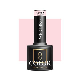 Hybride nagellak OCHO NAILS Wedding W02 5 g voor elegante manicure, duurzame glans en professioneel gebruik in salon