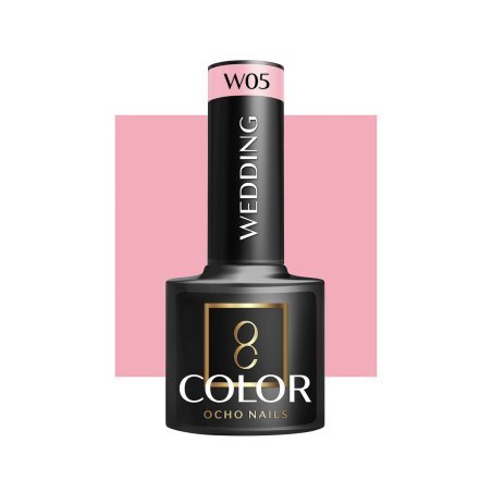 Hybride nagellak OCHO NAILS Wedding W05 5 g voor salon en nagelstudio met langdurige glans en elegante manicure