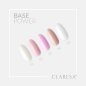 Versterkende hybride base Claresa Power Base 11 met melkachtige roze-paarse glans, 5 g voor manicure en pedicure