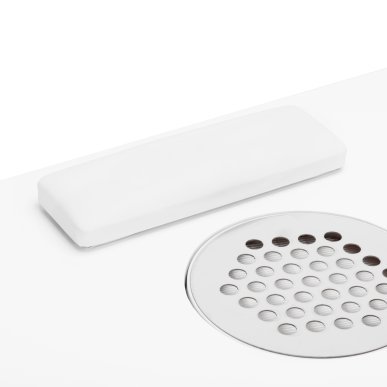 Professionele cosmetische nageltafel 324 wit met cassette-stofafzuiging voor professioneel manicurewerk en een georganiseerde