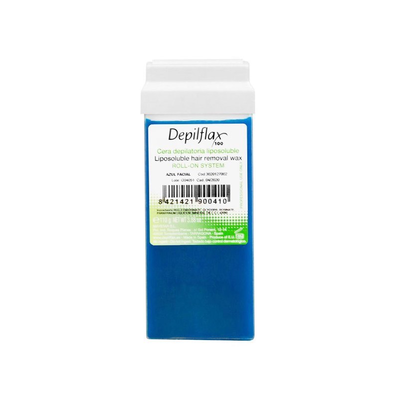 Ontharingswax Depilflax 100 Azulene roller 110 g voor gelijkmatige ontharing van benen, armen en grotere zones Ontharingswax Depilflax 100 Azulene roller 110 g voor gelijkmatige ontharing van benen, armen en grotere zones