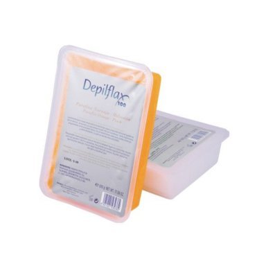 Cosmetische paraffine Depilflax 100 sinaasappel en perzik 500 g voor verzorging van handen, voeten en droge huid in de salon