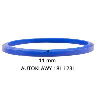 Siliconen pakking voor Woson 12 L autoclaaf, 11 mm, grijs voor correcte afdichting en veilig gebruik in Woson autoclaven