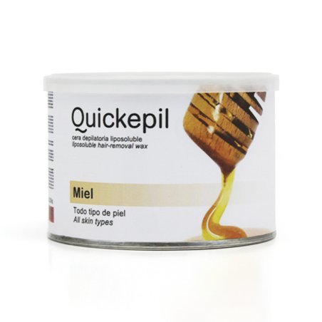 Ontharingswax Quickepil honing 400 ml voor professionele verwarmers, hygiënische ontharing en georganiseerd salonwerk