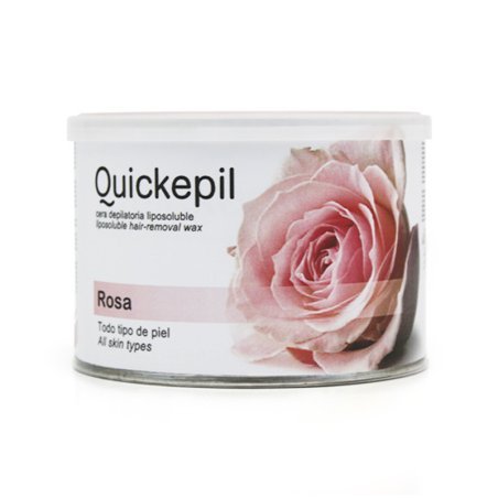 Ontharingswax Quickepil Rose 400 ml voor professionele verwarmers en hygiënische ontharing in professionele salons