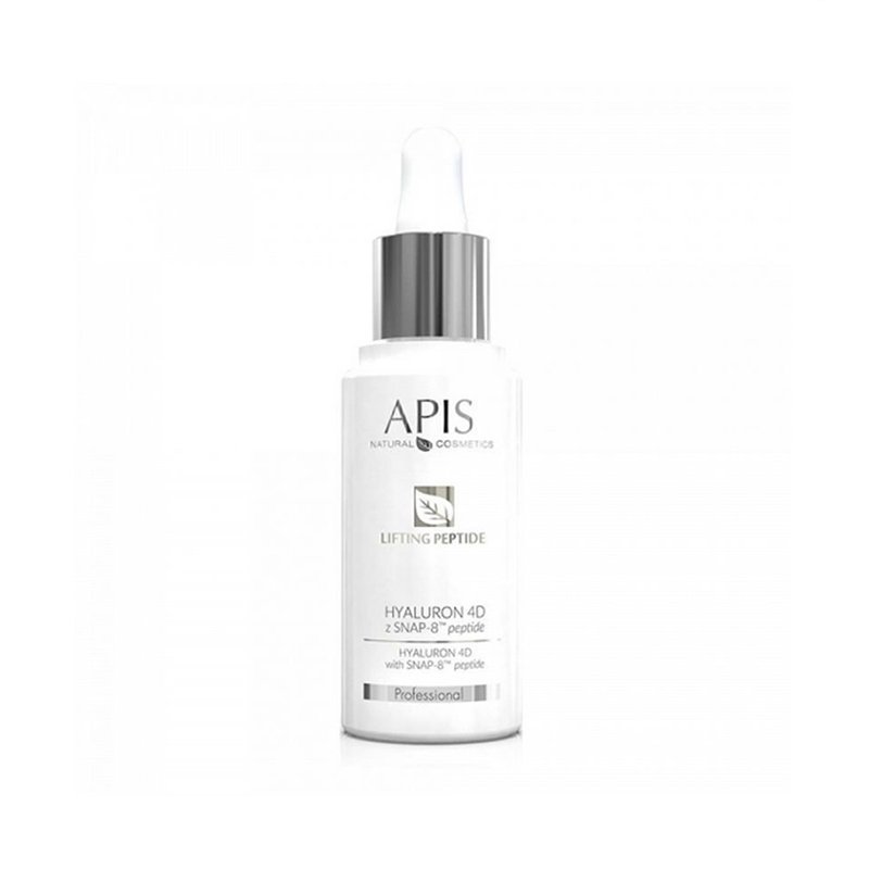 Geconcentreerd serum Apis Hyaluron 4D met Snap-8 peptide 30 ml voor intensieve huidverzorging in salon en studio Geconcentreerd serum Apis Hyaluron 4D met Snap-8 peptide 30 ml voor intensieve huidverzorging in salon en studio