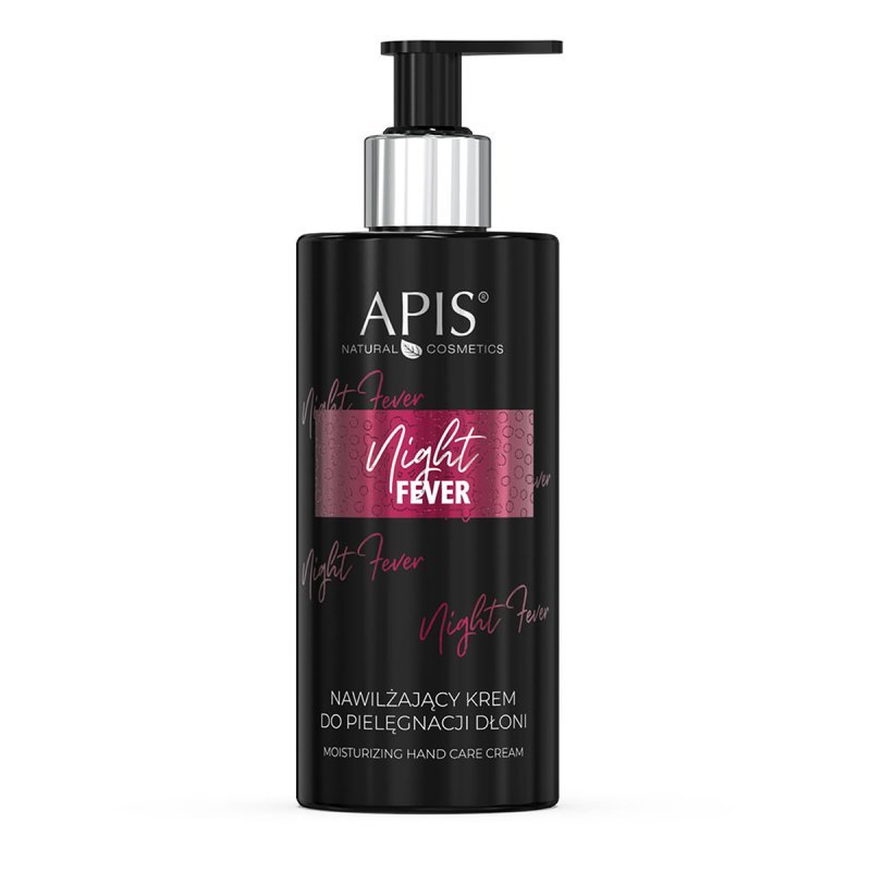 Hydraterende handcrème Apis Night Fever 300 ml voor zachte handen, comfort en professionele dagelijkse salonverzorging Hydraterende handcrème Apis Night Fever 300 ml voor zachte handen, comfort en professionele dagelijkse salonverzorging
