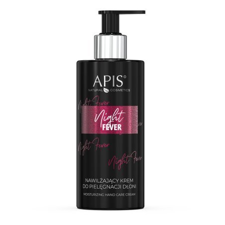 Hydraterende handcrème Apis Night Fever 300 ml voor zachte handen, comfort en professionele dagelijkse salonverzorging