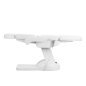 Cosmetische behandelstoel Azzurro Lux 4M wit met wiegfunctie voor beauty, pedicure, massage en professioneel salonwerk
