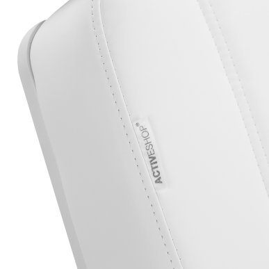 Cosmetische behandelstoel Azzurro Lux 4M wit met wiegfunctie voor beauty, pedicure, massage en professioneel salonwerk