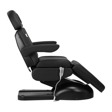 Cosmetische behandelstoel Azzurro Lux 3M zwart voor beauty, pedicure, wenkbrauwstyling, massage en professioneel salonwerk