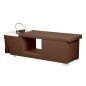 Head Spa haarwasbed Gabbiano Maldives bruin voor professionele hoofdhuidrituelen en trichologische salonbehandelingen Head Spa haarwasbed Gabbiano Maldives bruin voor professionele hoofdhuidrituelen en trichologische salonbehandelingen