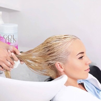 Golden hair mask after protein straightening 1000 g
