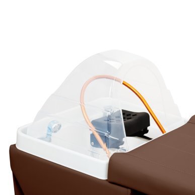 Head Spa haarwasbed Gabbiano Maldives bruin voor professionele hoofdhuidrituelen en trichologische salonbehandelingen