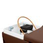 Head Spa haarwasbed Gabbiano Maldives bruin voor professionele hoofdhuidrituelen en trichologische salonbehandelingen Head Spa haarwasbed Gabbiano Maldives bruin voor professionele hoofdhuidrituelen en trichologische salonbehandelingen
