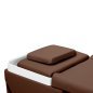 Head Spa haarwasbed Gabbiano Maldives bruin voor professionele hoofdhuidrituelen en trichologische salonbehandelingen Head Spa haarwasbed Gabbiano Maldives bruin voor professionele hoofdhuidrituelen en trichologische salonbehandelingen