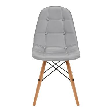 Cosmetische stoel 4Rico QS-185 grijs voor beauty, wenkbrauwstyling, pedicure, massage en professionele verzorgingsbehandelingen