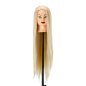 Gabbiano WZ2 hairdressing training head, synthetic hair, color 613#, length 24"