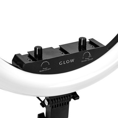 Ringlamp 18 inch GLOW BSC met statief 45W voor make-up, manicure, foto’s en professionele werkverlichting in de salon