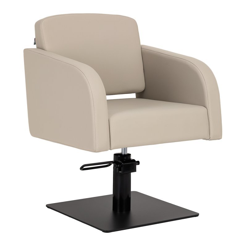 Professionele kappersstoel Gabbiano Elda grijs-beige voor knippen, kleuren, stylen en professioneel dagelijks salonwerk Professionele kappersstoel Gabbiano Elda grijs-beige voor knippen, kleuren, stylen en professioneel dagelijks salonwerk
