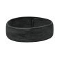 Graphite Terry Cosmetic Headband with Velcro