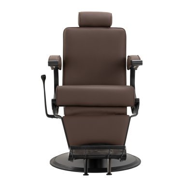 Professionele kappersstoel Gabbiano Continental bruin voor knippen kleuren stylen en dagelijks salonwerk