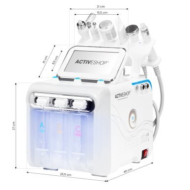 Waterstofreinigingsapparaat Hydrogen H2+ 6-in-1 nieuwe generatie voor professionele huidverzorging in de salon