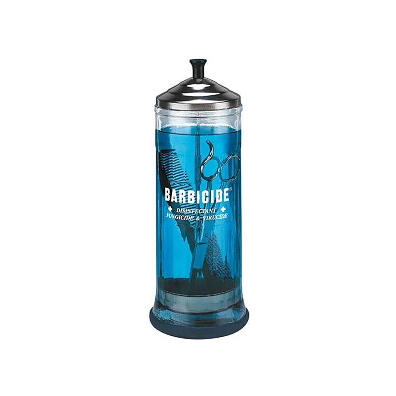 Glazen desinfectiecontainer Barbicide 1100 ml voor kleine tools, freesjes, tips en professionele salonaccessoires Glazen desinfectiecontainer Barbicide 1100 ml voor kleine tools, freesjes, tips en professionele salonaccessoires