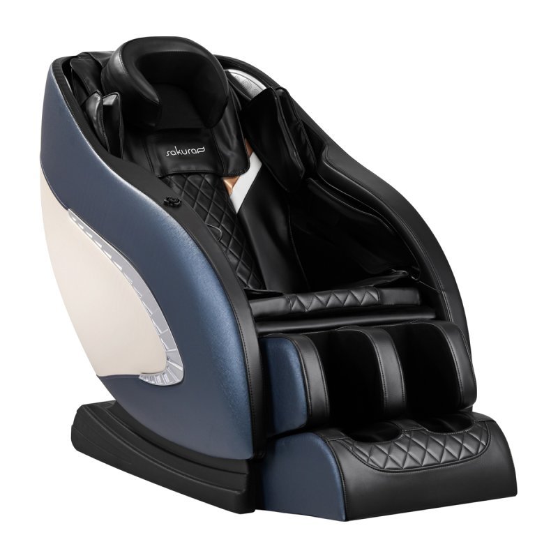 Massagestoel Sakura Classic 305 blauw voor professionele ontspanning, wellness, rustzones en intensief herstel in salon