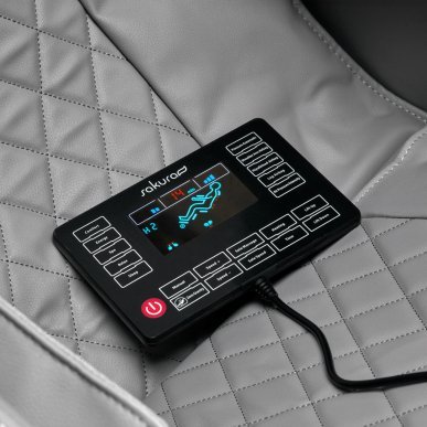 Massagestoel Sakura Classic 305 grijs voor professionele salons, wellnessruimtes en comfortabele ontspanning tijdens herstel