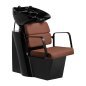 Professionele kapperswasunit Gabbiano Porto black chocolate voor comfortabel haarwassen en verzorging in de kapsalon Professionele kapperswasunit Gabbiano Porto black chocolate voor comfortabel haarwassen en verzorging in de kapsalon