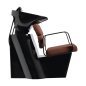 Professionele kapperswasunit Gabbiano Porto black chocolate voor comfortabel haarwassen en verzorging in de kapsalon Professionele kapperswasunit Gabbiano Porto black chocolate voor comfortabel haarwassen en verzorging in de kapsalon