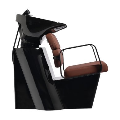 Professionele kapperswasunit Gabbiano Porto black chocolate voor comfortabel haarwassen en verzorging in de kapsalon