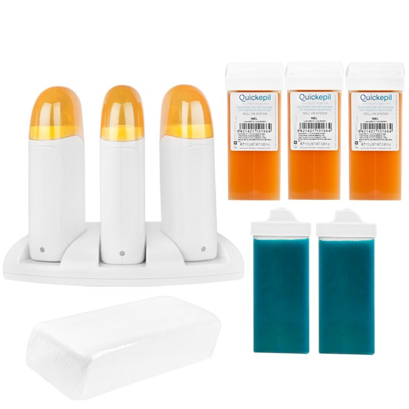 Wax ontharingsset Valencia voor professionele ontharing met cartridges en accessoires voor salon, praktijk en behandelruimte