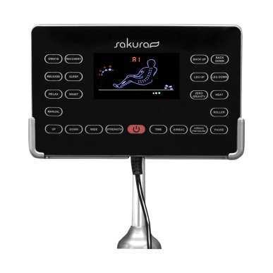 Professionele massagestoel Sakura Comfort Plus 806 grijs voor wellness, ontspanning en herstel na een intensieve dag