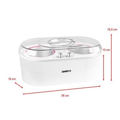 Waxverwarmer voor blik Activ 2-in-1 400 ml + 800 ml 400W voor professionele ontharing van grotere lichaamszones