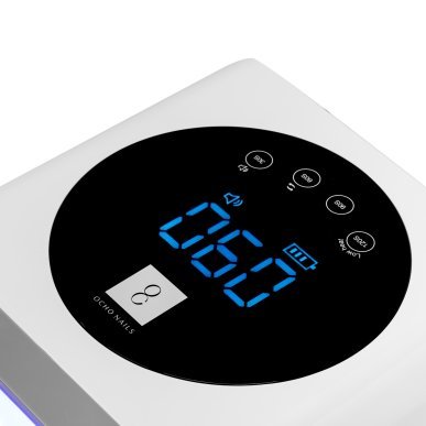 UV LED nail lamp 72W OCHO NAILS X22 wireless white with mirrored base 36 LED diodes for gel polish gel and builder gel