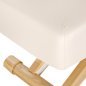 SPA-ligstoel Sillon Siesta crème met lichtbruine basis voor massage, wellness en professionele verzorgingsbehandelingen