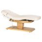 SPA-ligstoel Sillon Relax crème met lichtbruine basis voor massage, ontspanning en professionele wellnessbehandelingen SPA-ligstoel Sillon Relax crème met lichtbruine basis voor massage, ontspanning en professionele wellnessbehandelingen